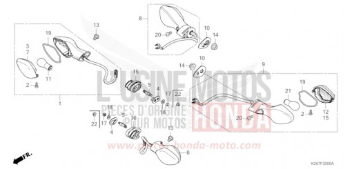 CLIGNOTANT MSX125AN de 2022